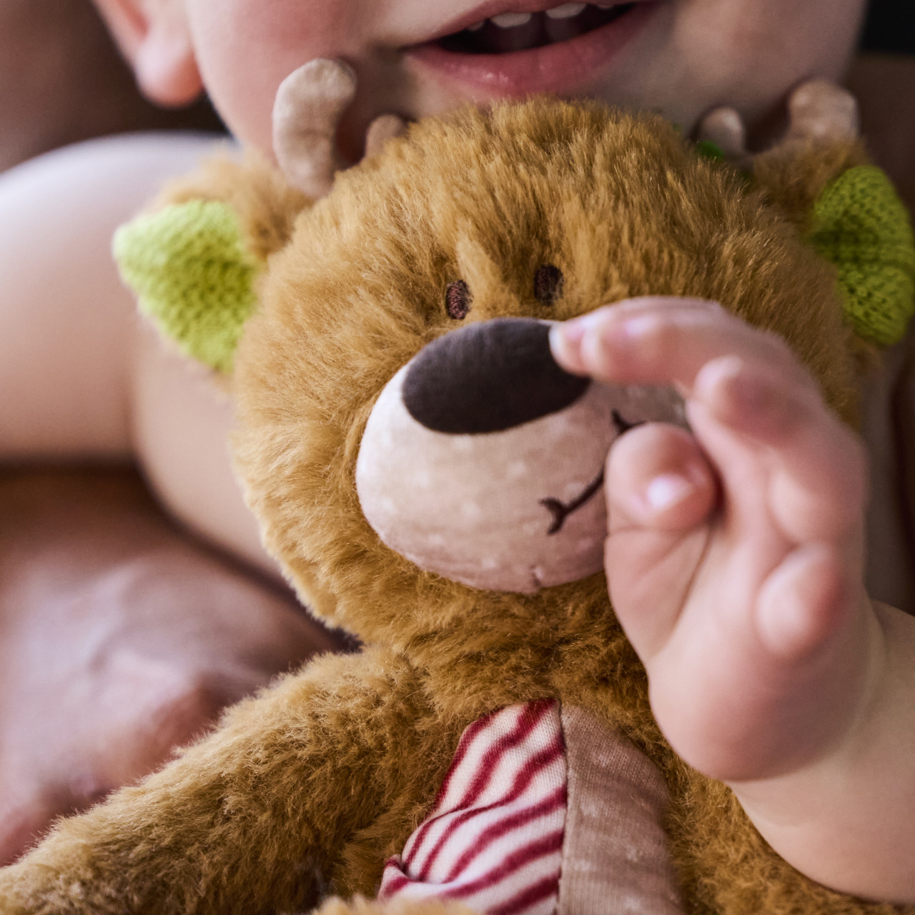 Holiday Oddball Mini Reindeer Plush - 8x6.5in thumbnail