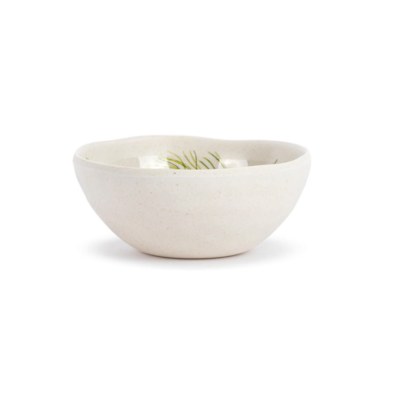 Green Pine Bamboo Melamine Dip Bowl - 12oz thumbnail