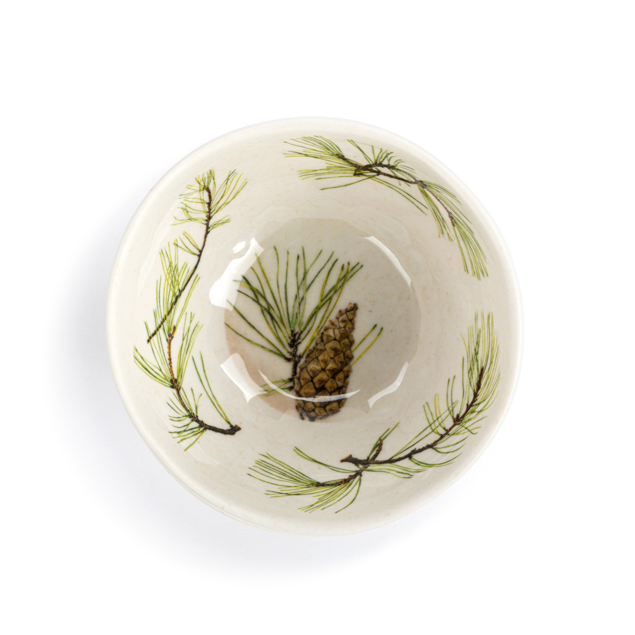 Green Pine Bamboo Melamine Dip Bowl - 12oz thumbnail