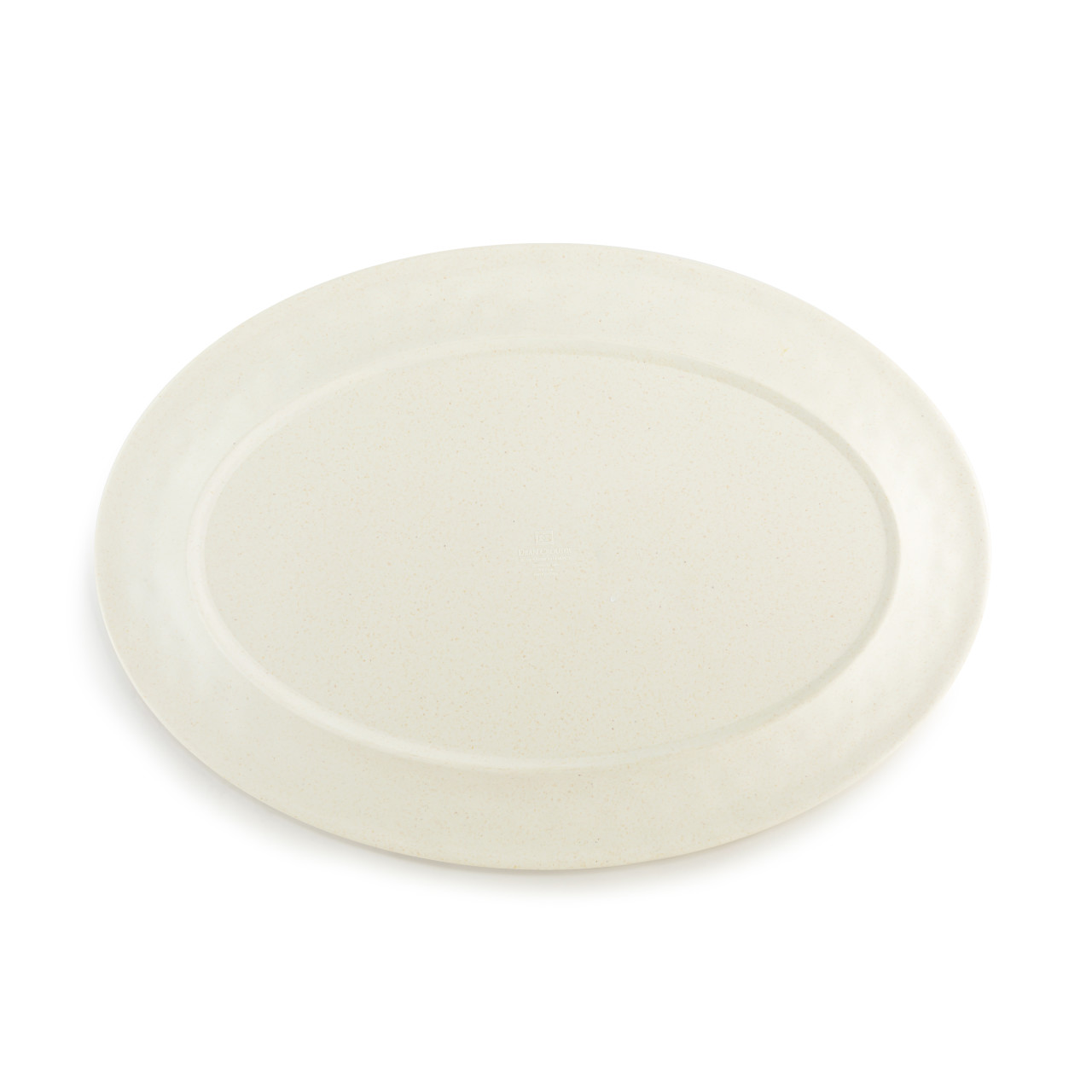 Cranberry Bamboo Large Melamine Oval Platter - 20x14in thumbnail