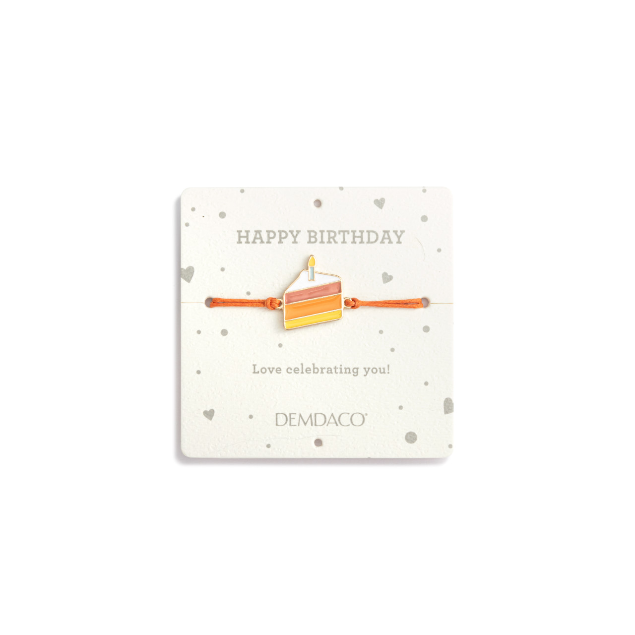 Happy Birthday Orange Bear - 8in thumbnail