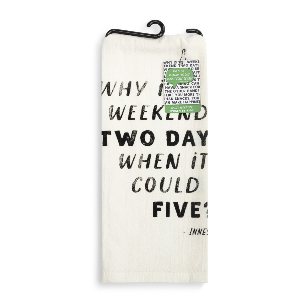 Live From Snack Time 5 Day Weekend Flour Sack Towel - 17x28in thumbnail