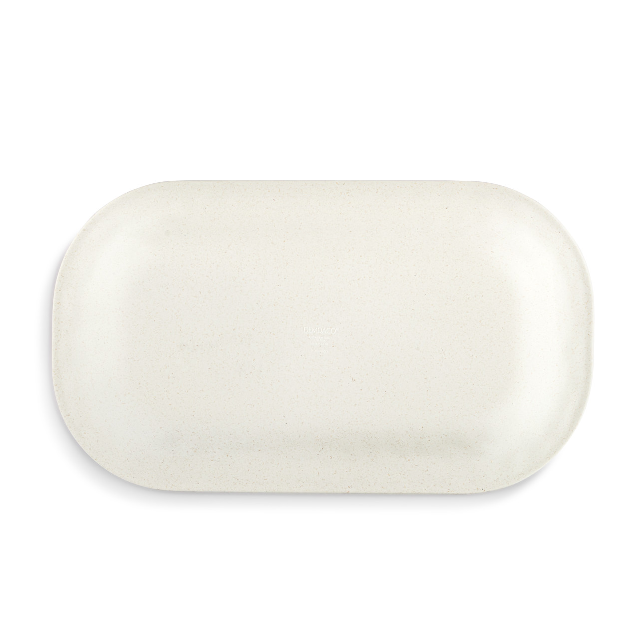 Holly Leaves Bamboo Melamine Rectangular Platter - 16x9in thumbnail