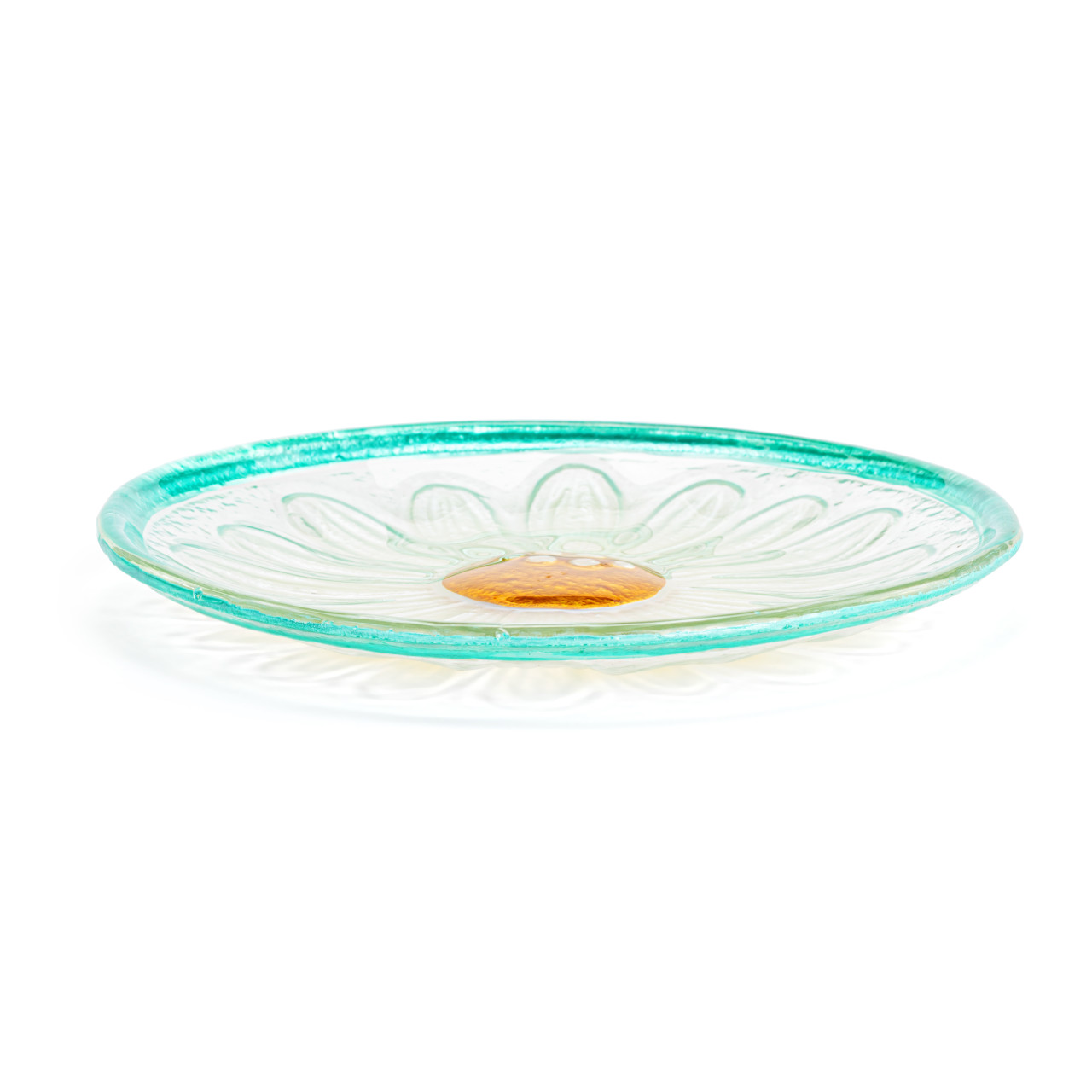 Daisy Glass Round Plate - 6.5in thumbnail
