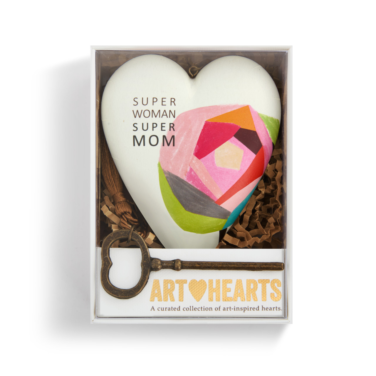 Super Woman Super Mom Art Heart - 3.5in thumbnail