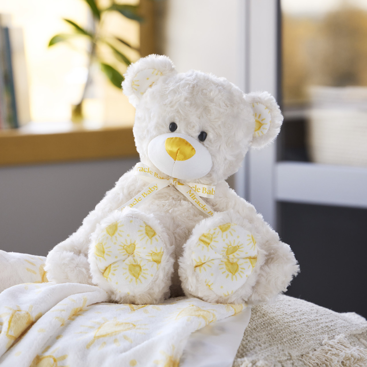 Miracle Baby Plush Bear - 6x13in thumbnail