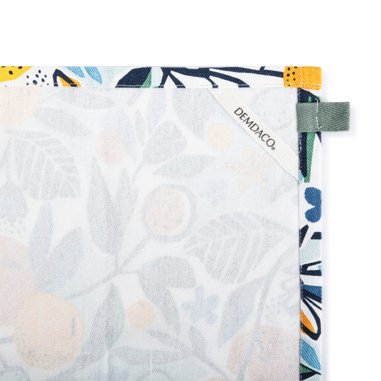 Citrus Blooms Cotton Twill Kitchen Towel - 17x28in thumbnail