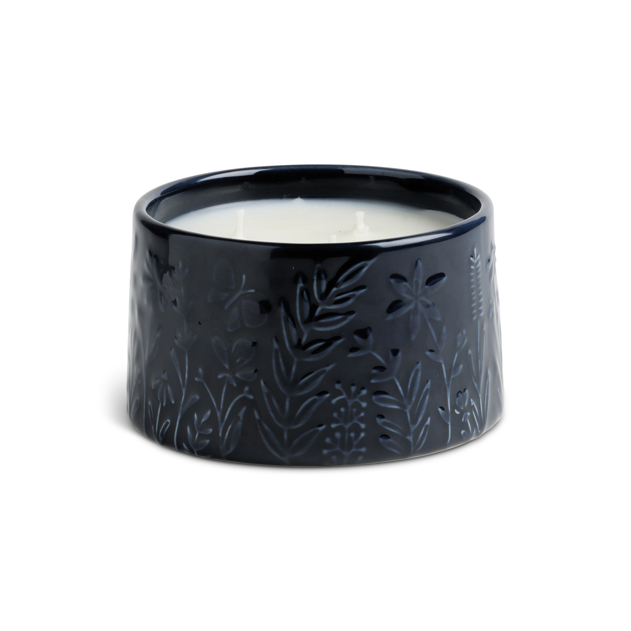 Navy Botanical Citronella Cedarwood Candle - 15oz thumbnail
