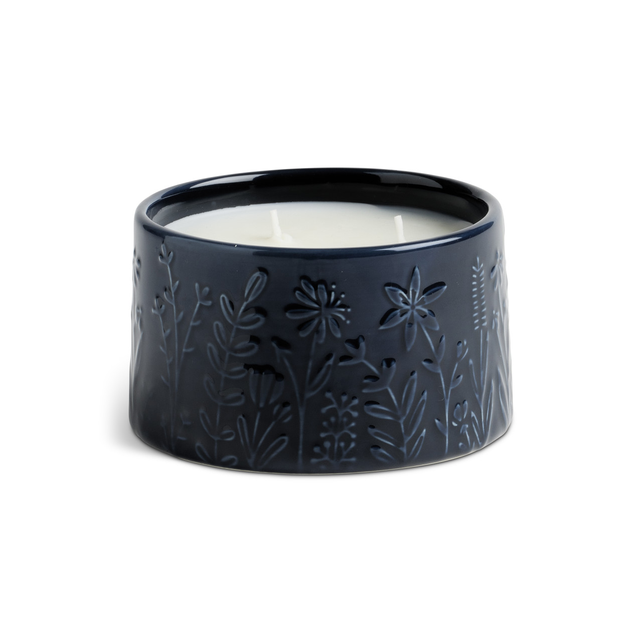Navy Botanical Citronella Cedarwood Candle - 15oz thumbnail
