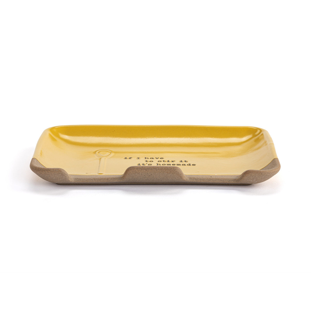 Homemade Double Spoon Rest - 7x5in thumbnail