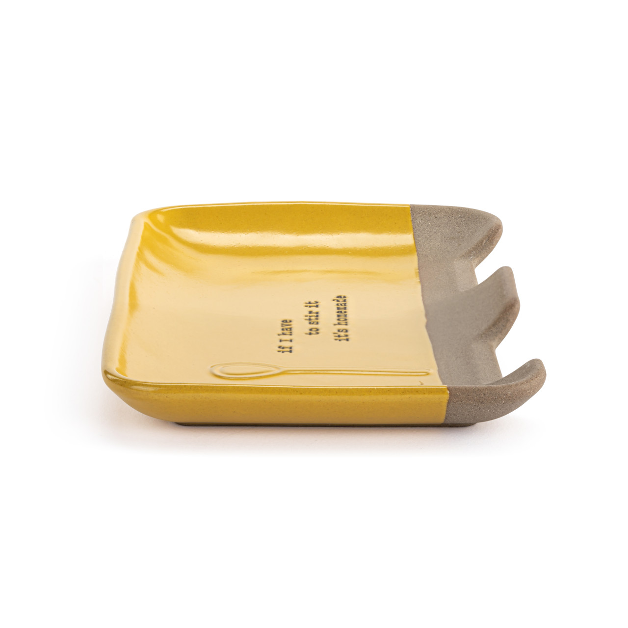 Homemade Double Spoon Rest - 7x5in thumbnail