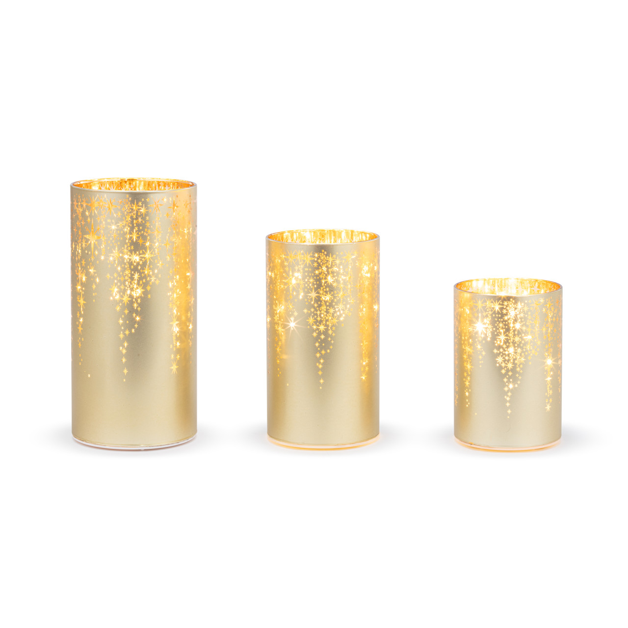 Gold Star Cut Out LED Hurricanes - 3 Assorted thumbnail