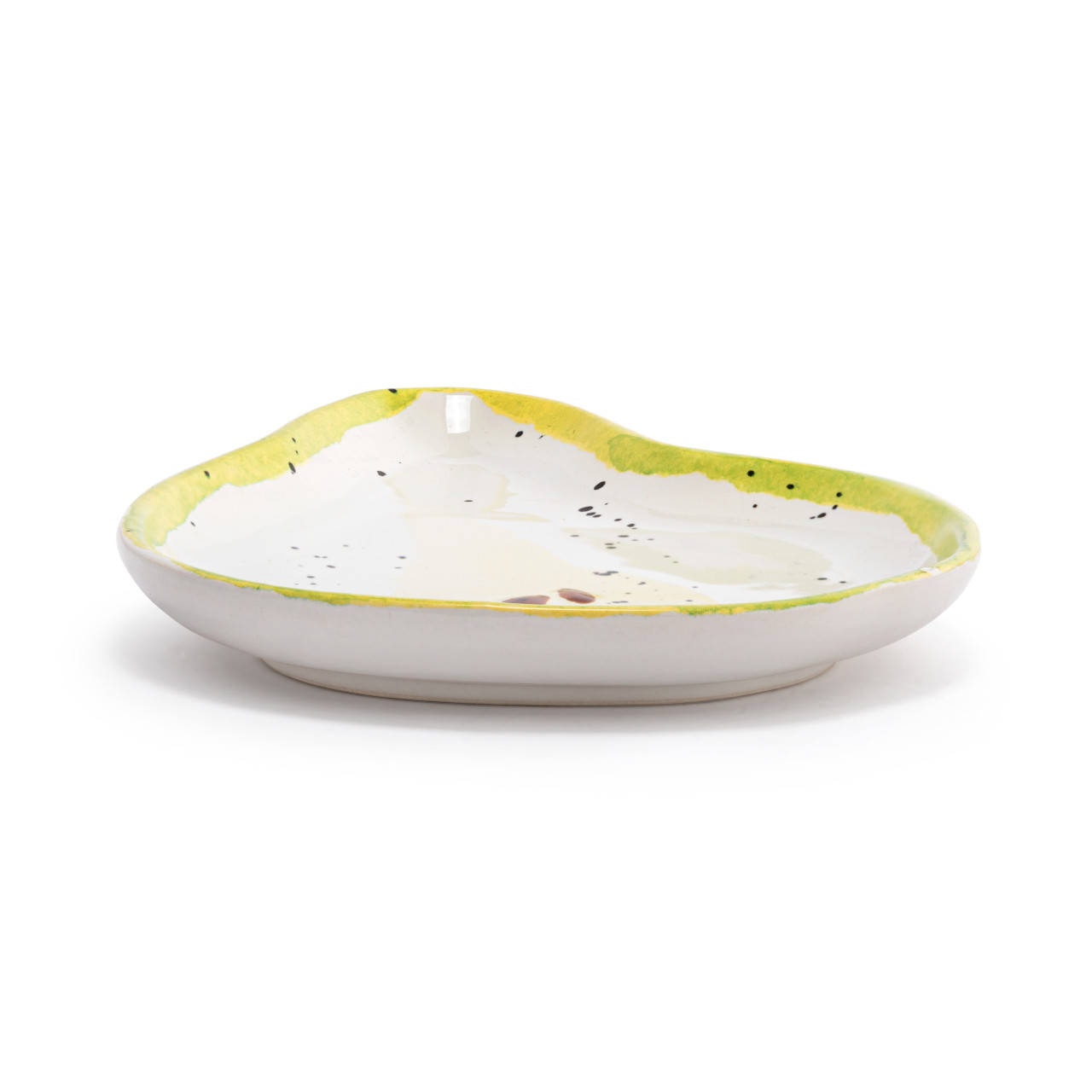 Pear Shaped Ceramic Plate - 8in thumbnail