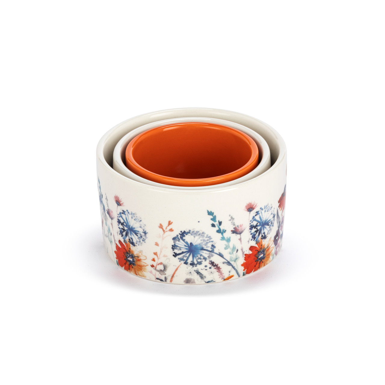 Nesting Prep Bowls Wildflowers - Set of 3 thumbnail