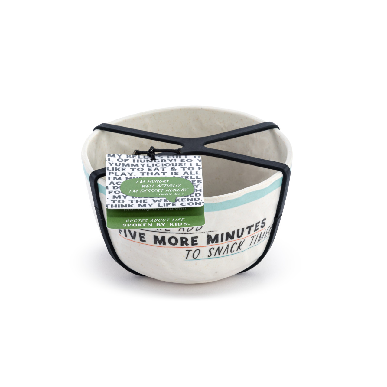 Live From Snack Time Five More Minutes Melamine Snack Bowl - 4.5in thumbnail