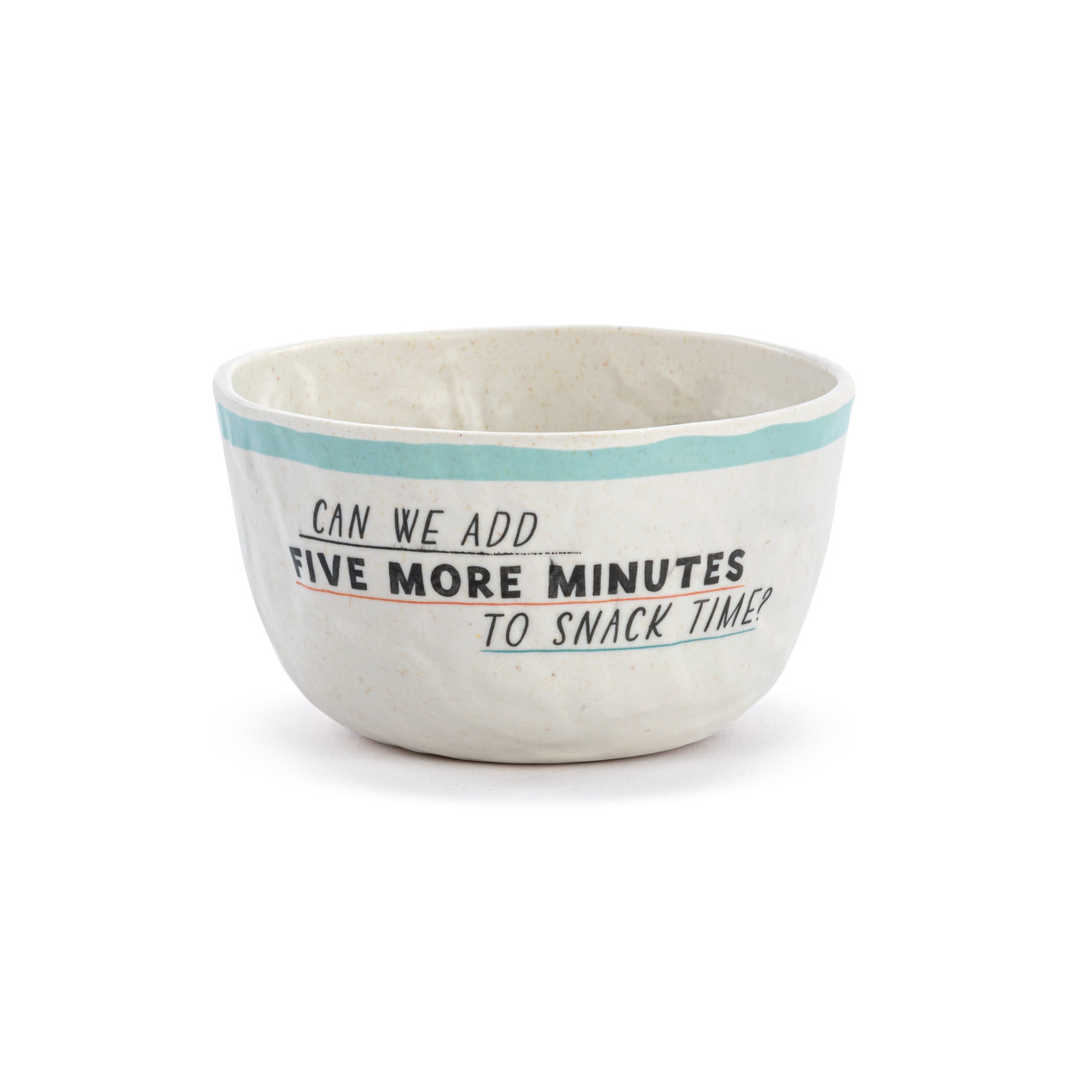 Live From Snack Time Five More Minutes Melamine Snack Bowl - 4.5in thumbnail