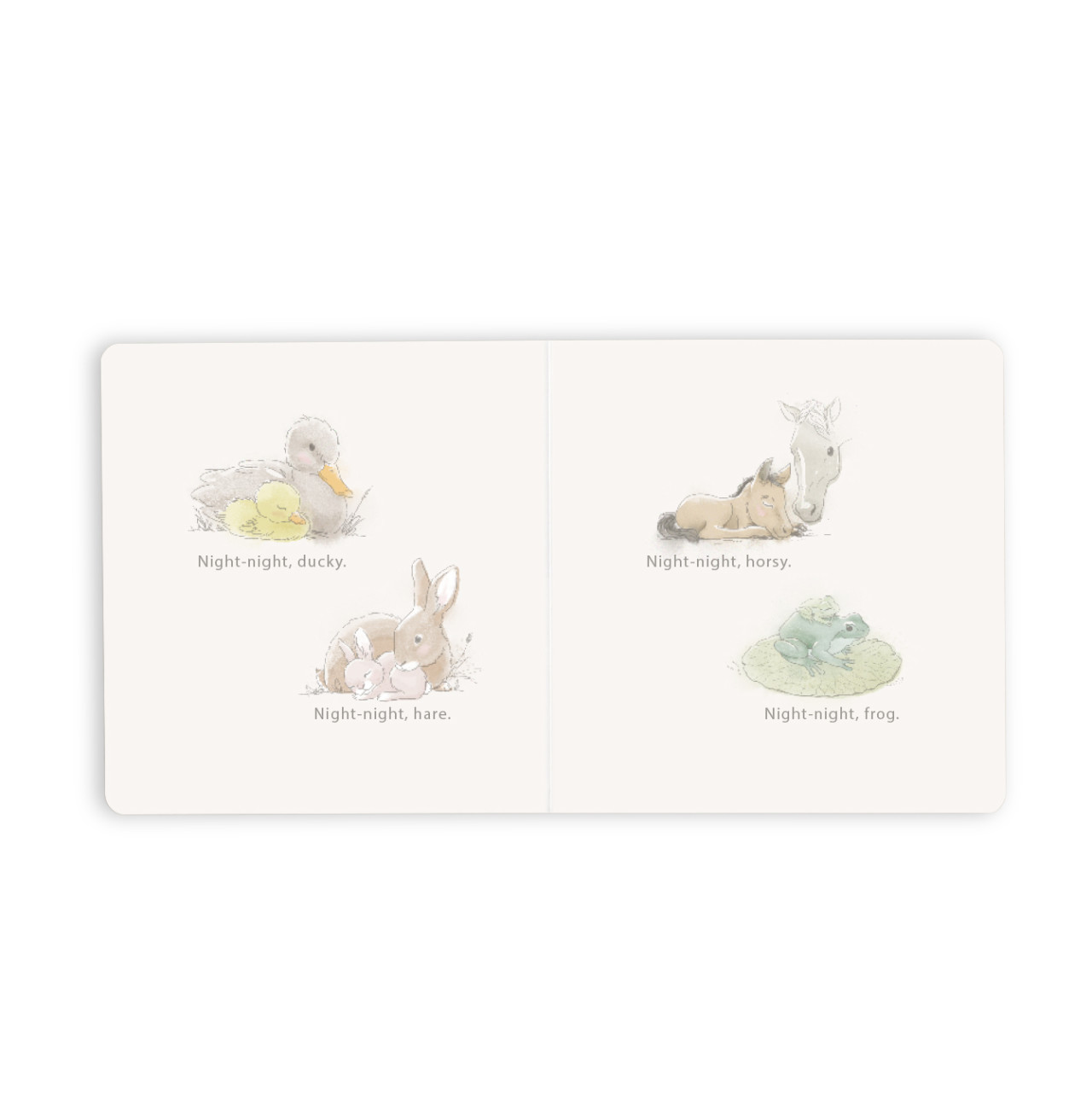 Goodnight Animals Book and Blanket Giftset - 5x5in thumbnail