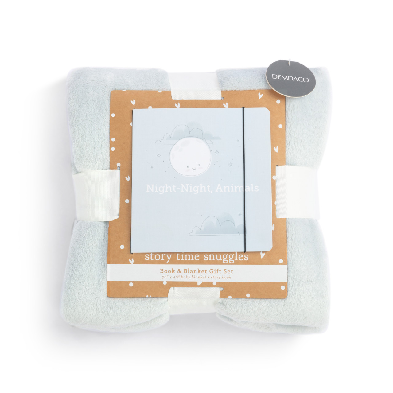 Goodnight Animals Book and Blanket Giftset - 5x5in thumbnail