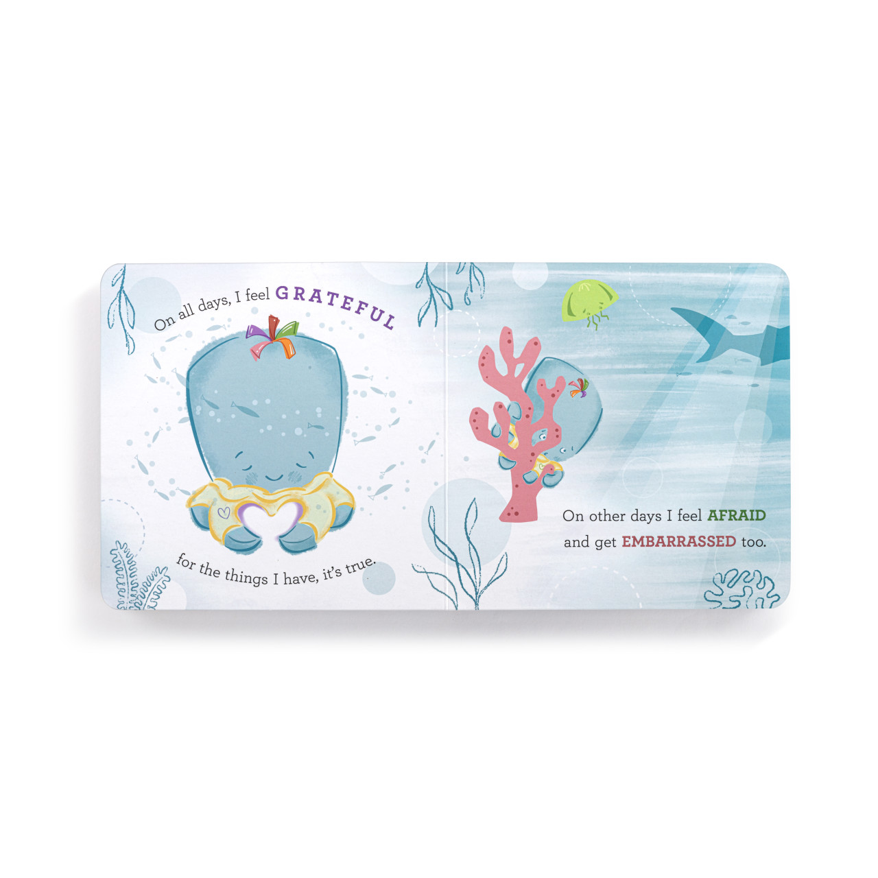 Emo the Emotional Octopus Board Book - 5x5in thumbnail
