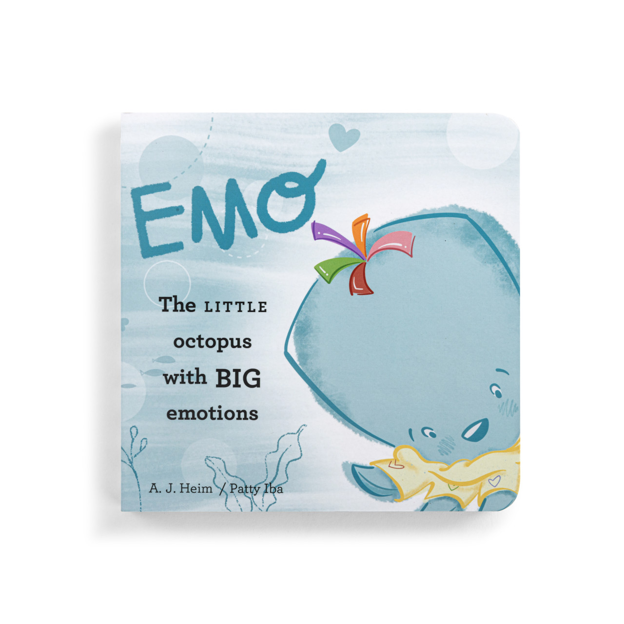 Emo the Emotional Octopus Board Book - 5x5in thumbnail