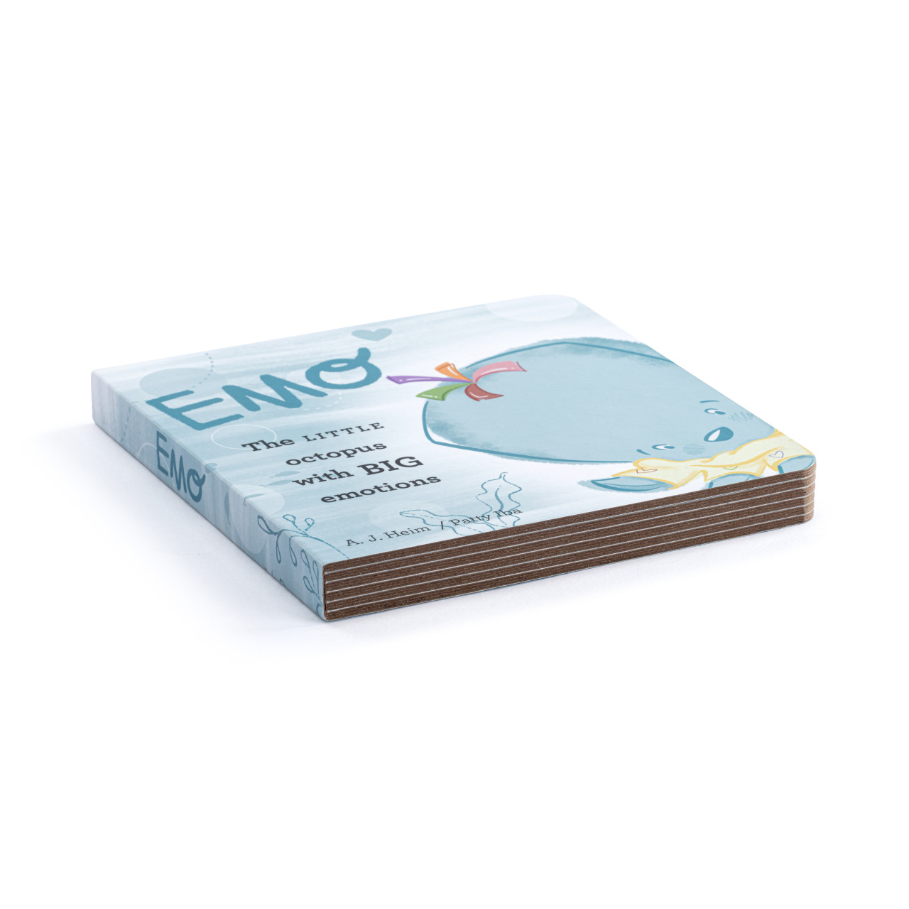 Emo the Emotional Octopus Board Book - 5x5in thumbnail