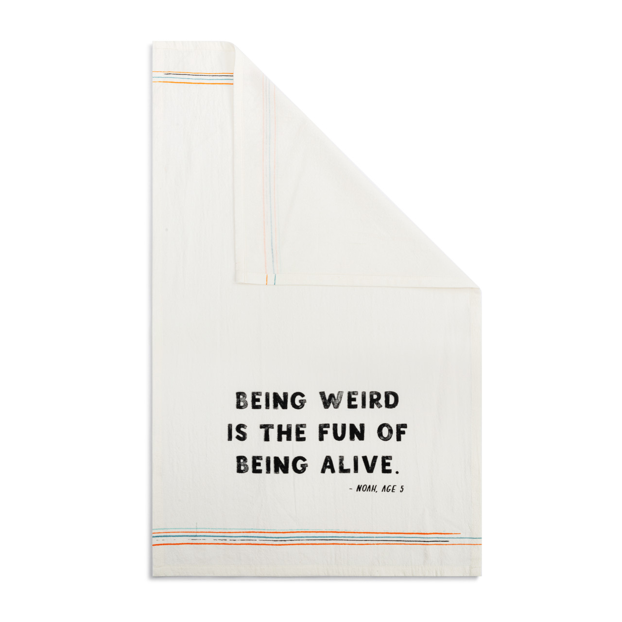 Live From Snack Time Fun of Being Alive Flour Sack Towel - 17x28in thumbnail