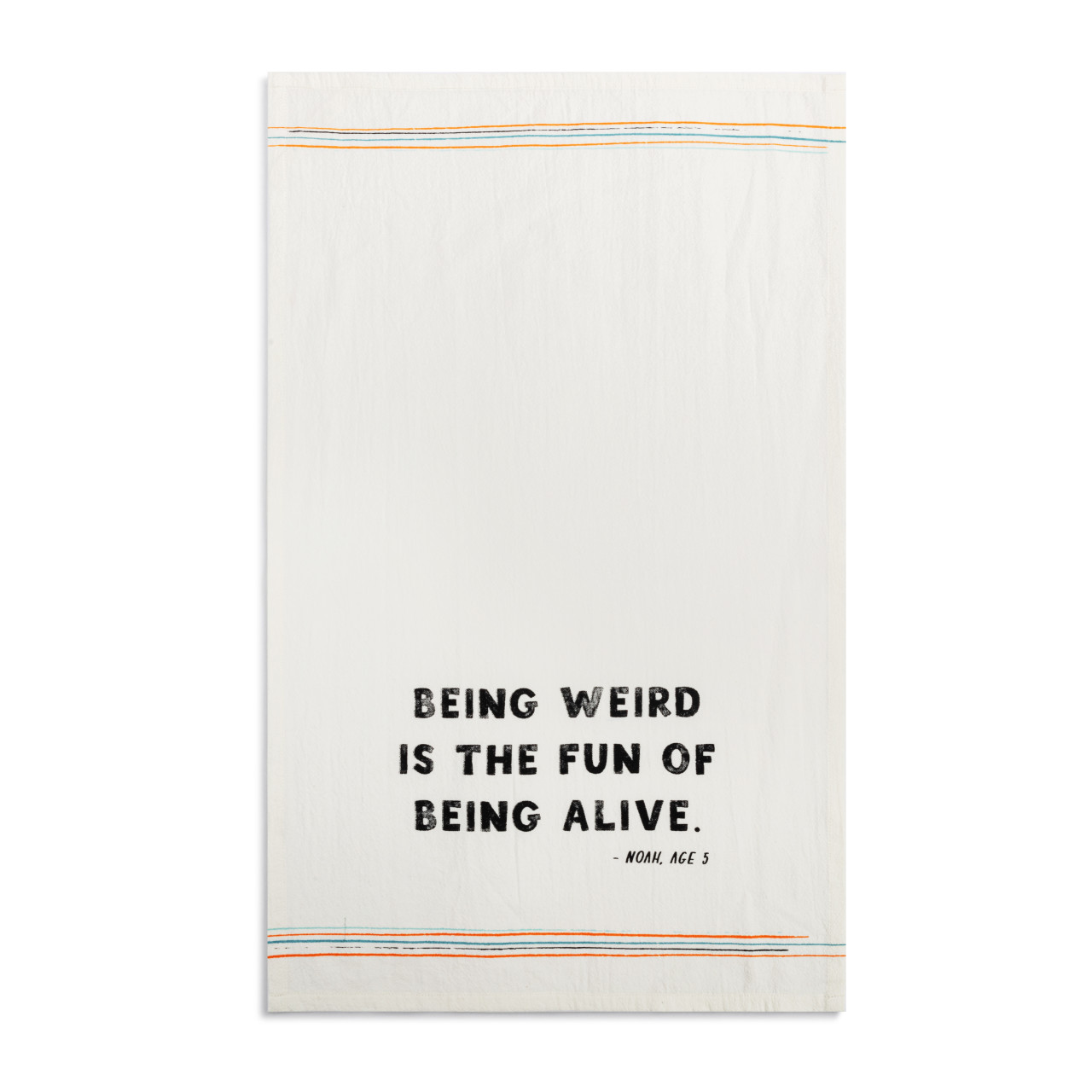 Live From Snack Time Fun of Being Alive Flour Sack Towel - 17x28in thumbnail