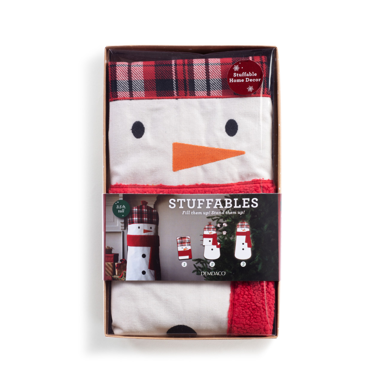Snowman Holiday Fabric Stuffable - 14x42in thumbnail
