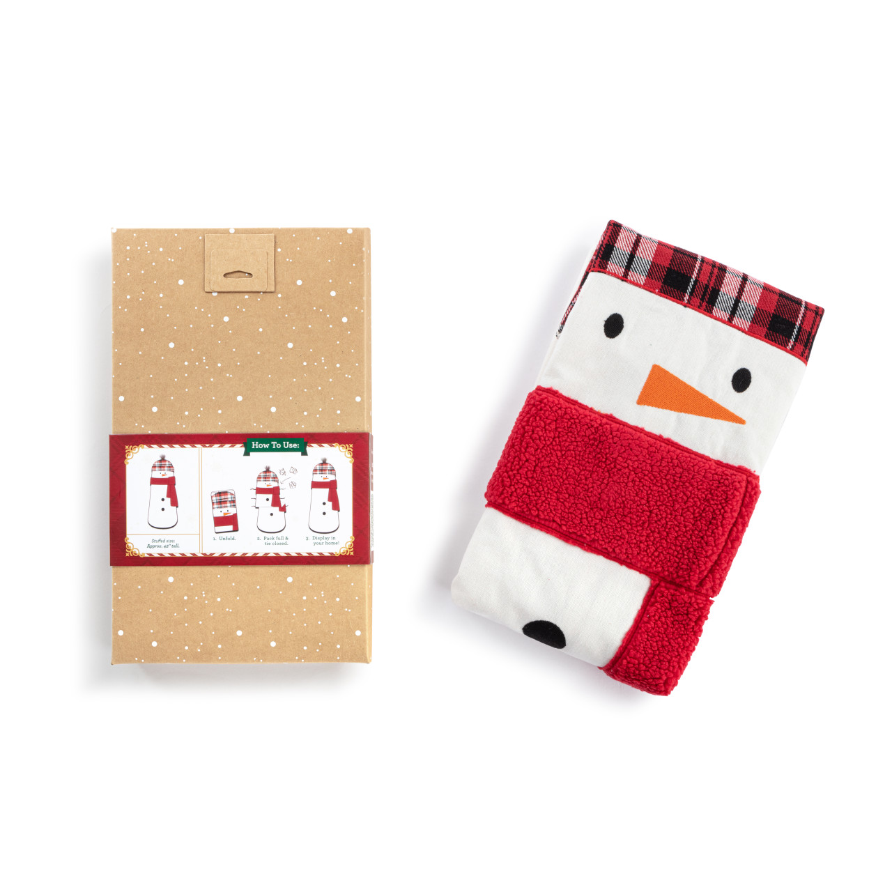 Snowman Holiday Fabric Stuffable - 14x42in thumbnail