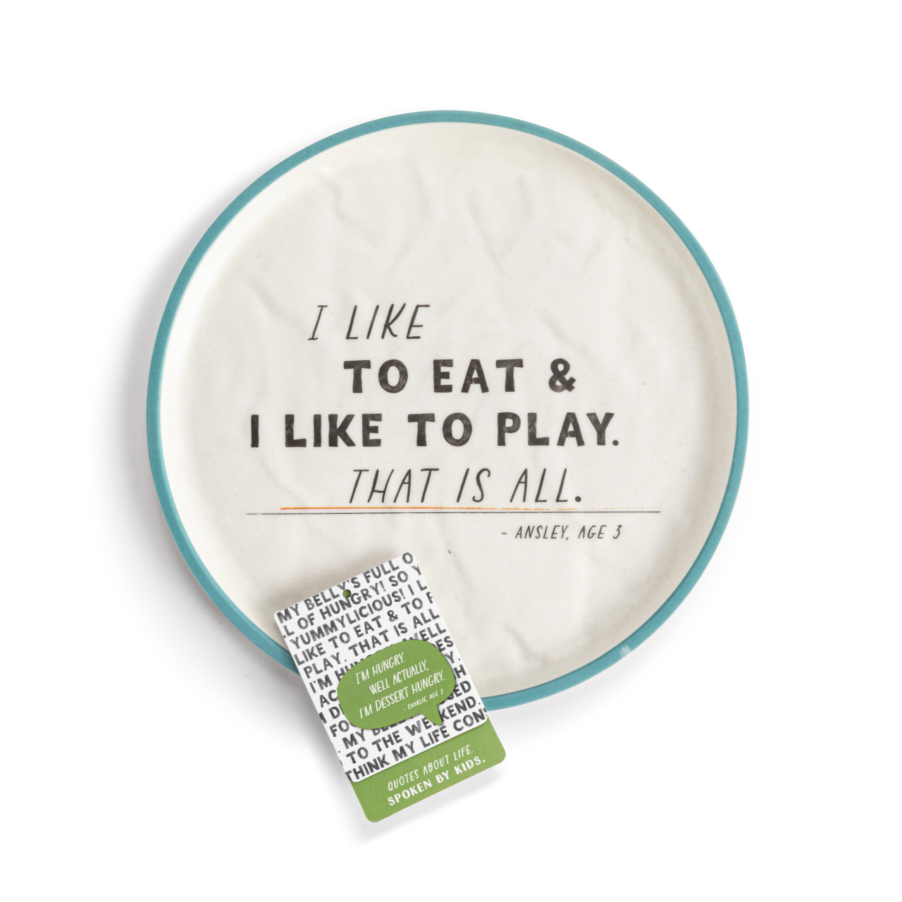Live From Snack Time Eat & Play Melamine Plate - 8in thumbnail
