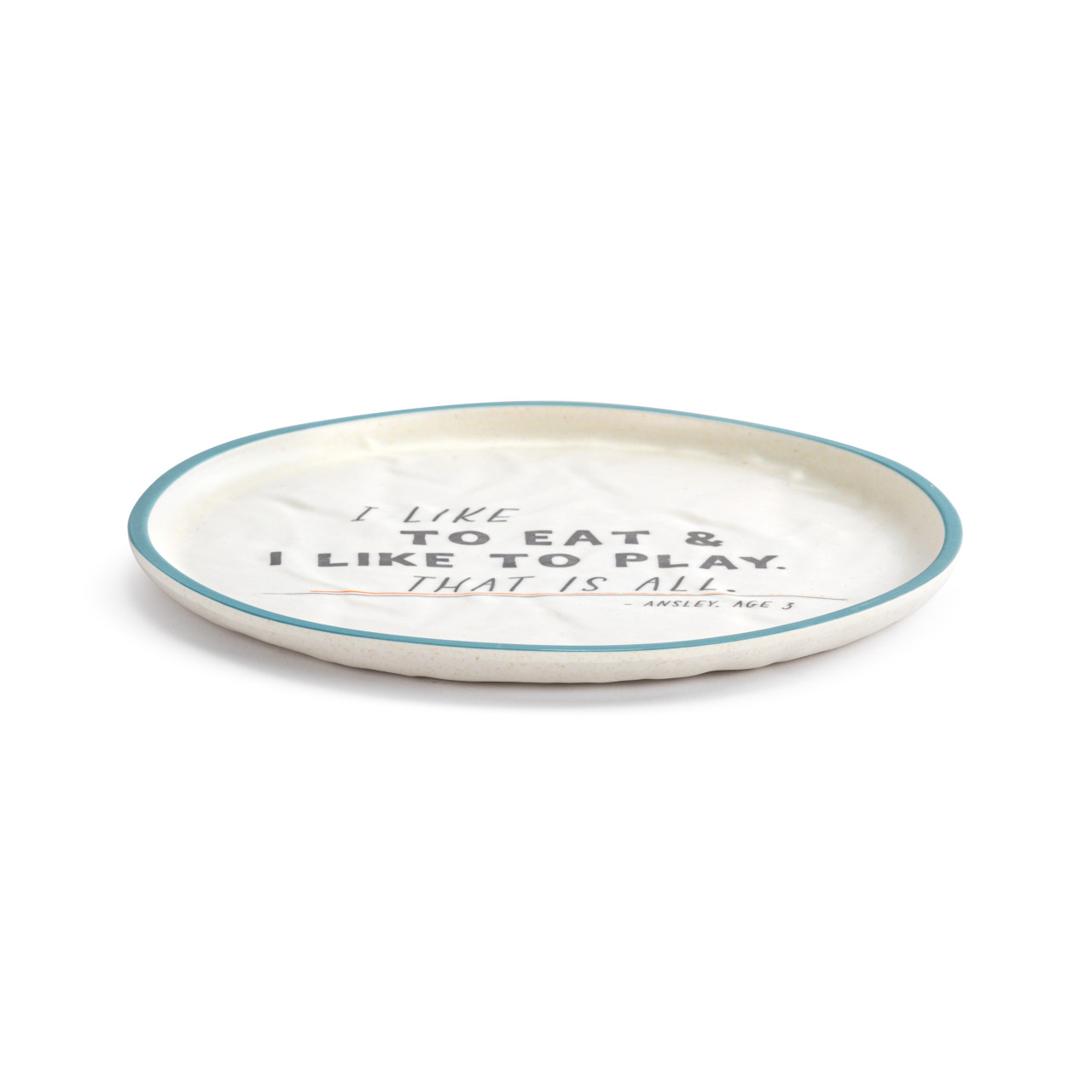 Live From Snack Time Eat & Play Melamine Plate - 8in thumbnail