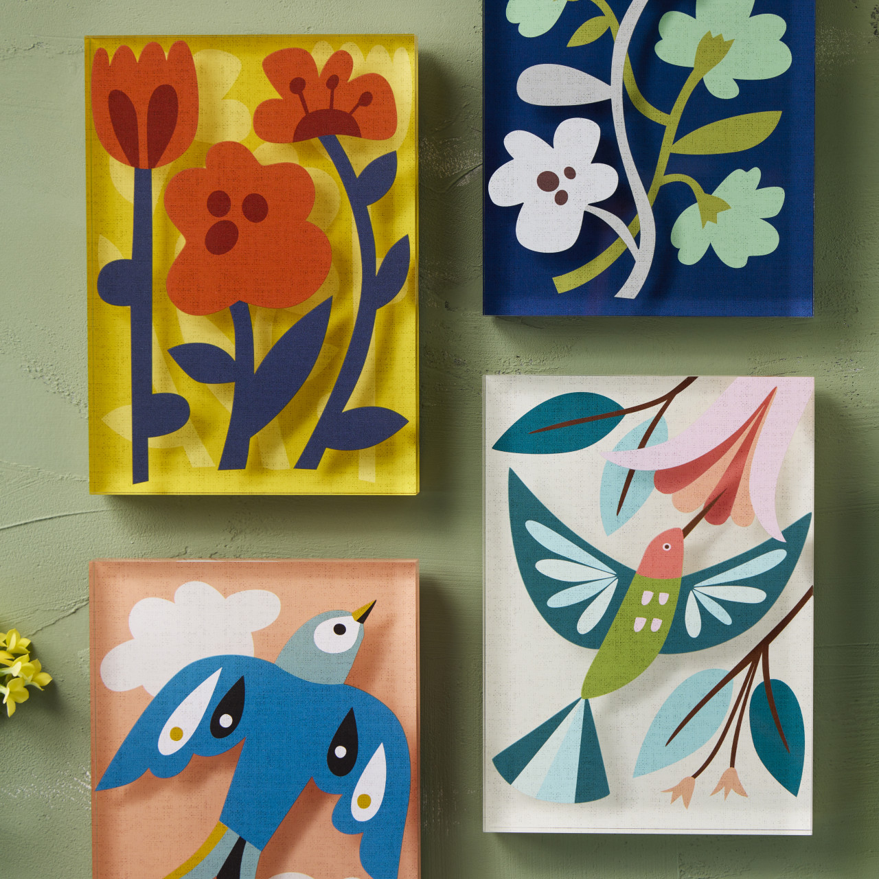 Choose Happy Together Tile Acrylic Wall Art - 5x7in thumbnail