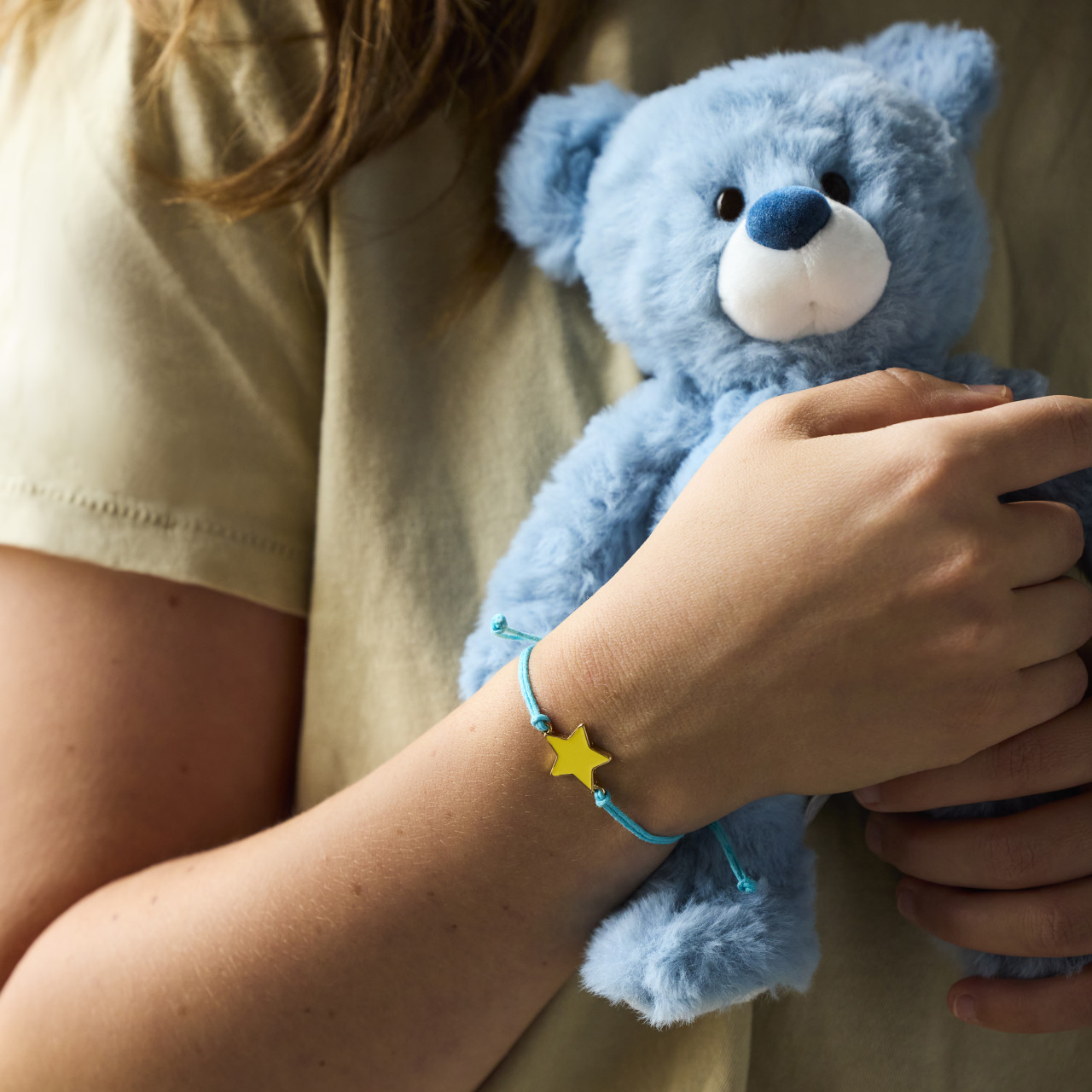 Proud of You Turquoise Bear - 8in thumbnail