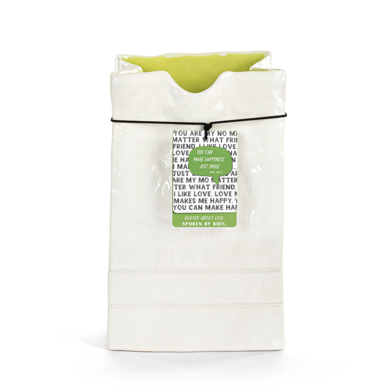 Live From Snack Time Ceramic Large Notepaper Vase - 5x8.5in thumbnail