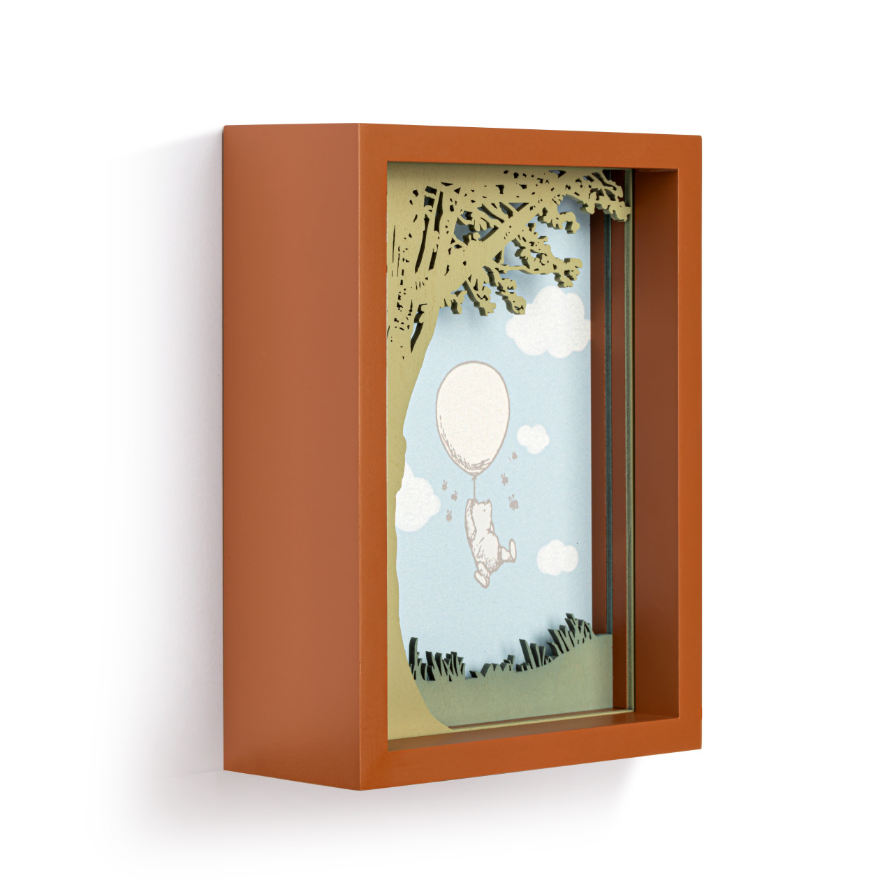 Winnie-the-Pooh Balloon Shadow Box Frame - 6x8in thumbnail