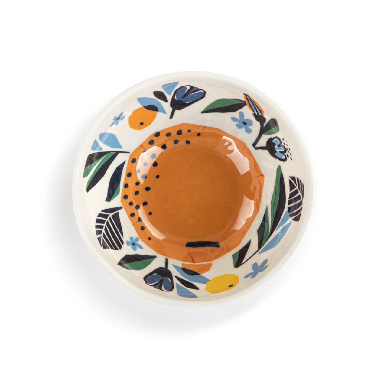Citrus Blooms Bamboo Melamine Dip Bowl - 4.5in thumbnail