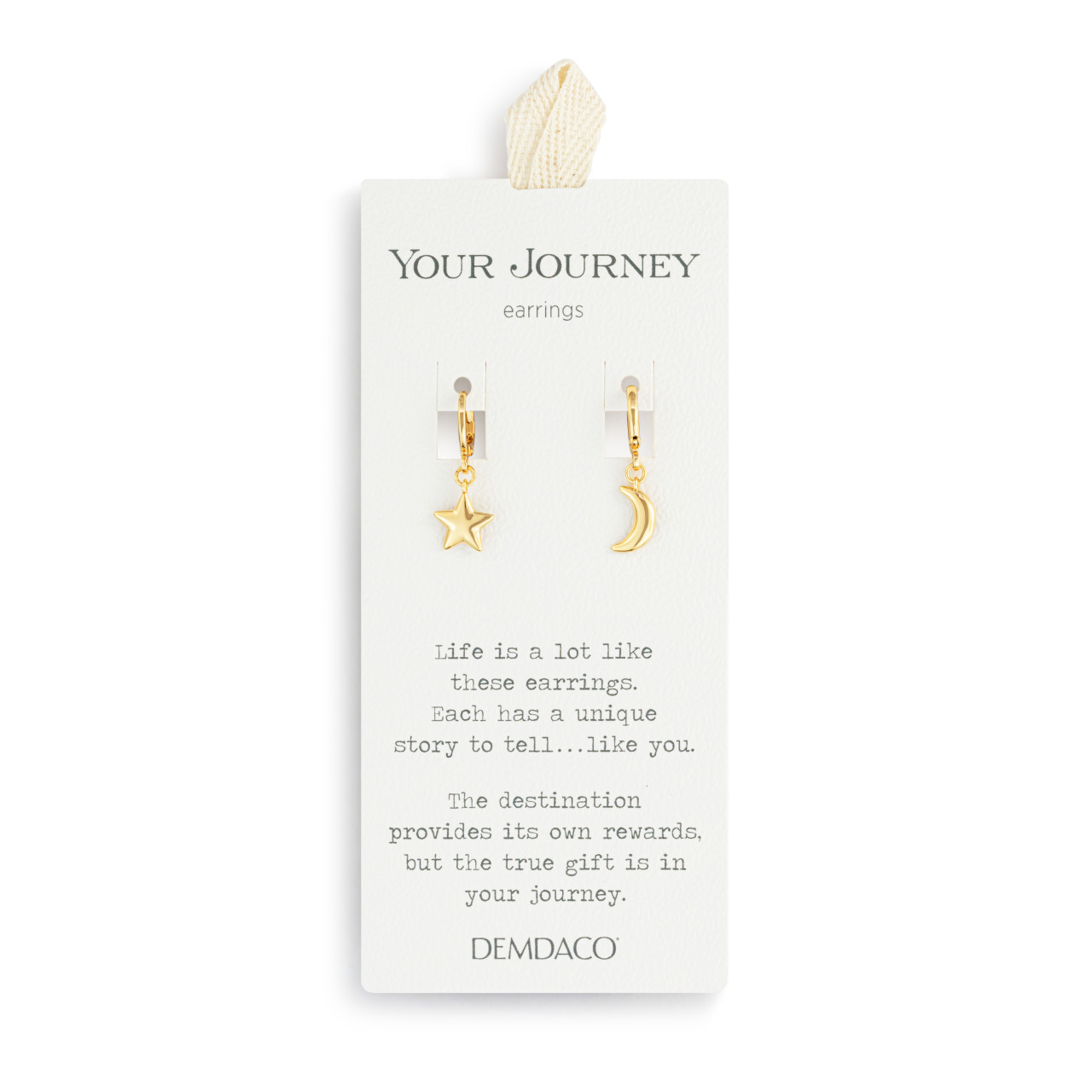 Mismatched Moon & Star Earring Set - 11mm thumbnail