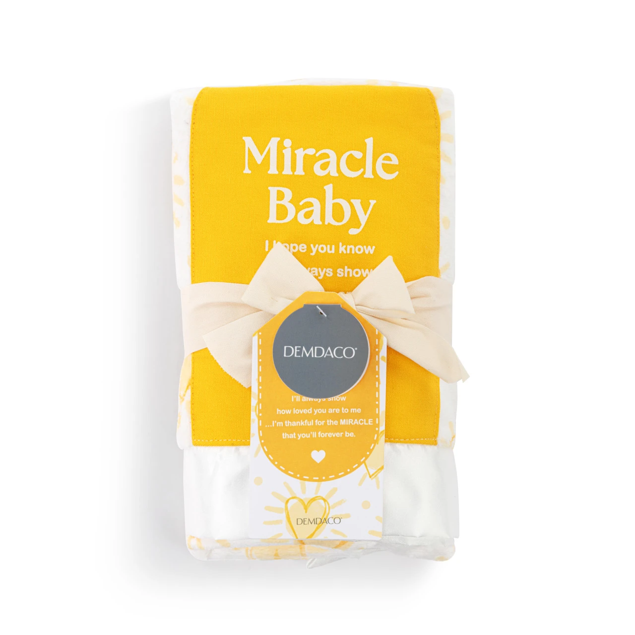 Miracle Baby Sunshine Hearts Blanket - 30x40in thumbnail