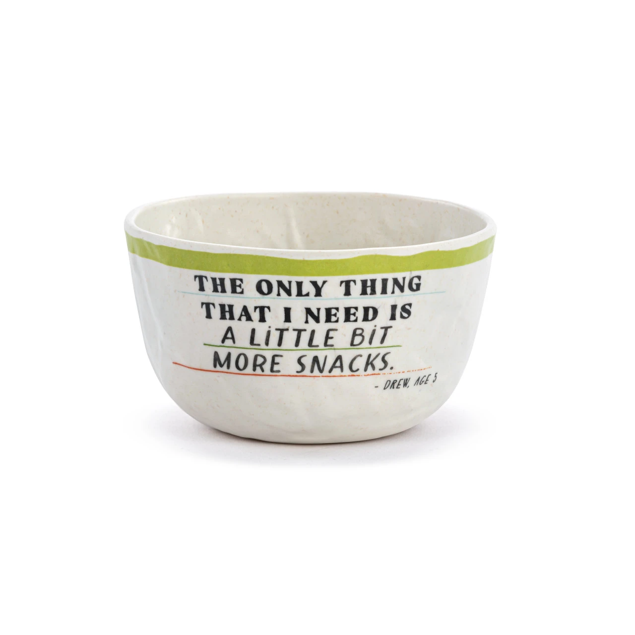 Live From Snack Time A Little Bit More Snacks Melamine Snack Bowl - 4.5in thumbnail