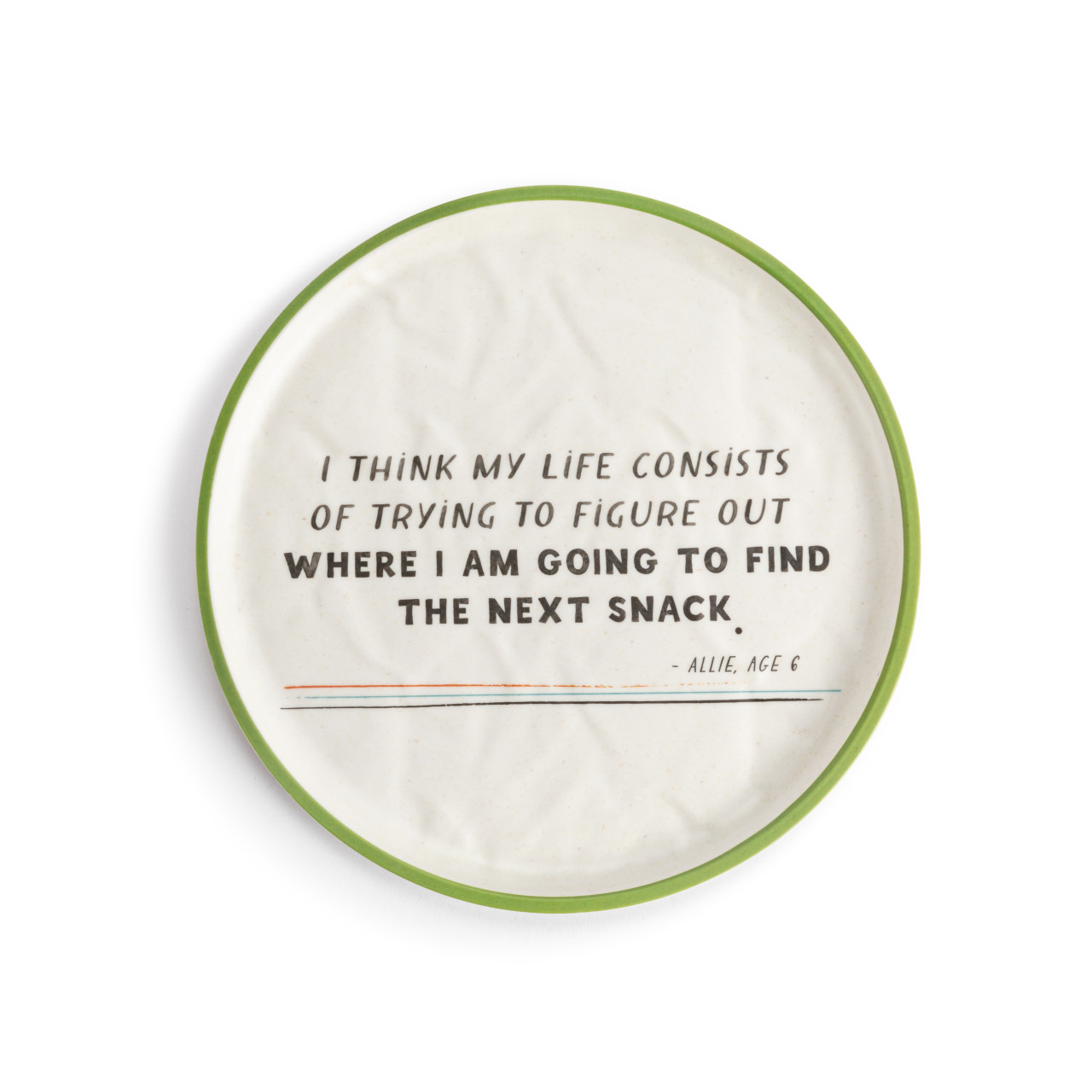 Live From Snack Time Find the Next Snack Melamine Plate - 8in thumbnail