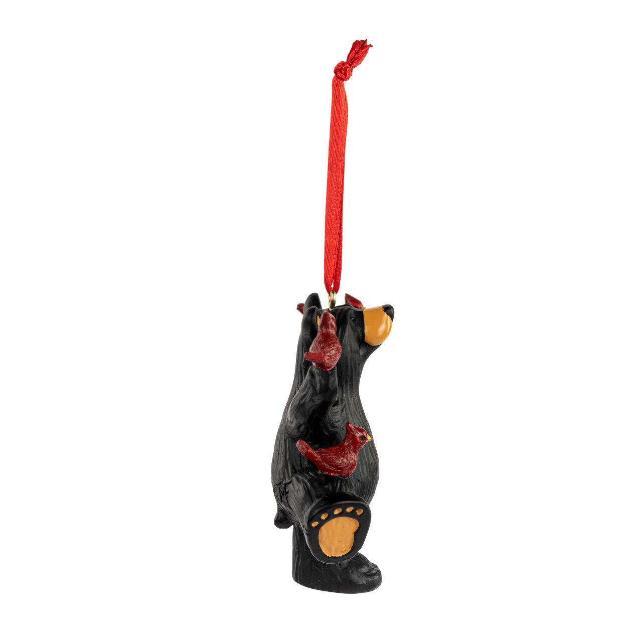 Bear with Cardinals Ornament thumbnail