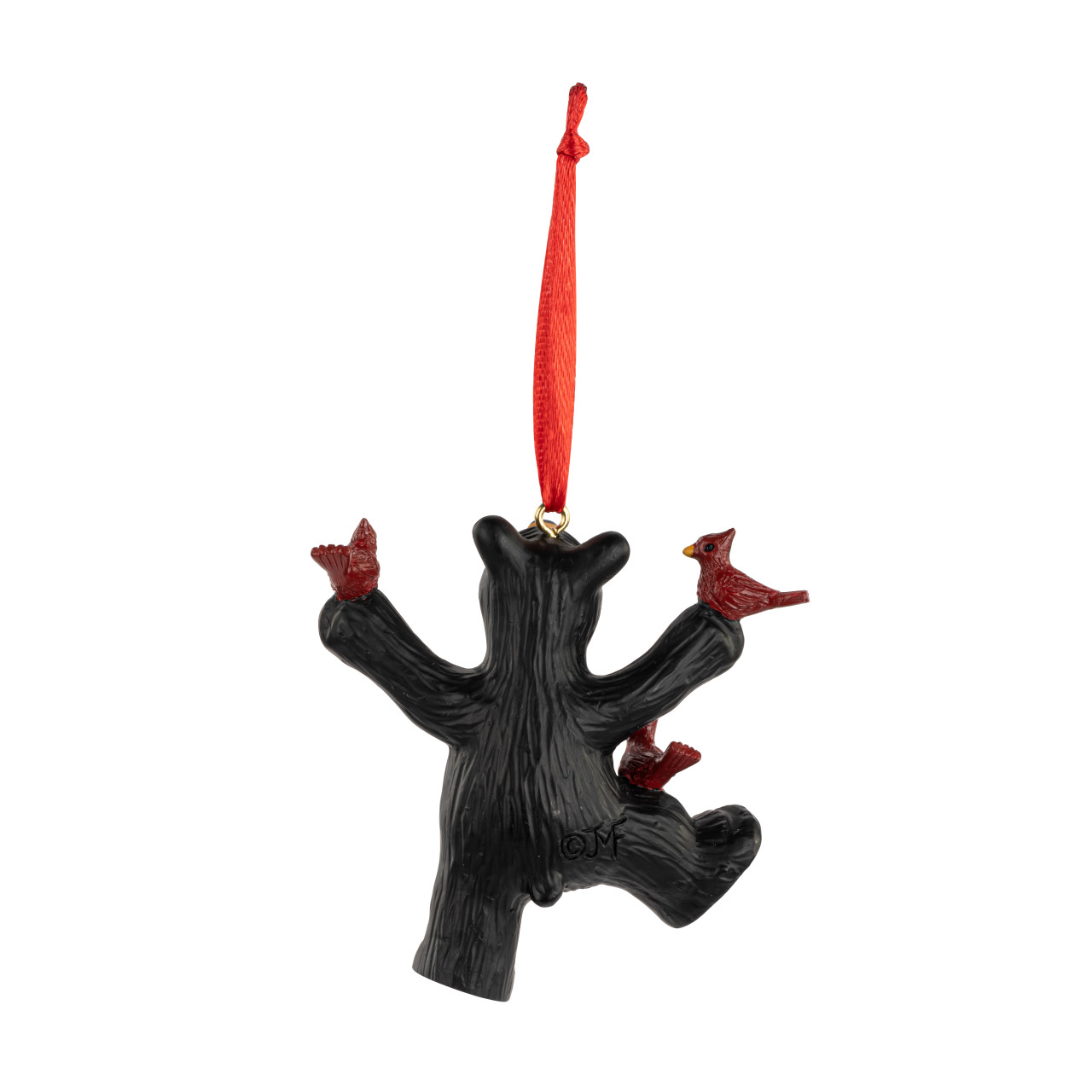 Bear with Cardinals Ornament thumbnail