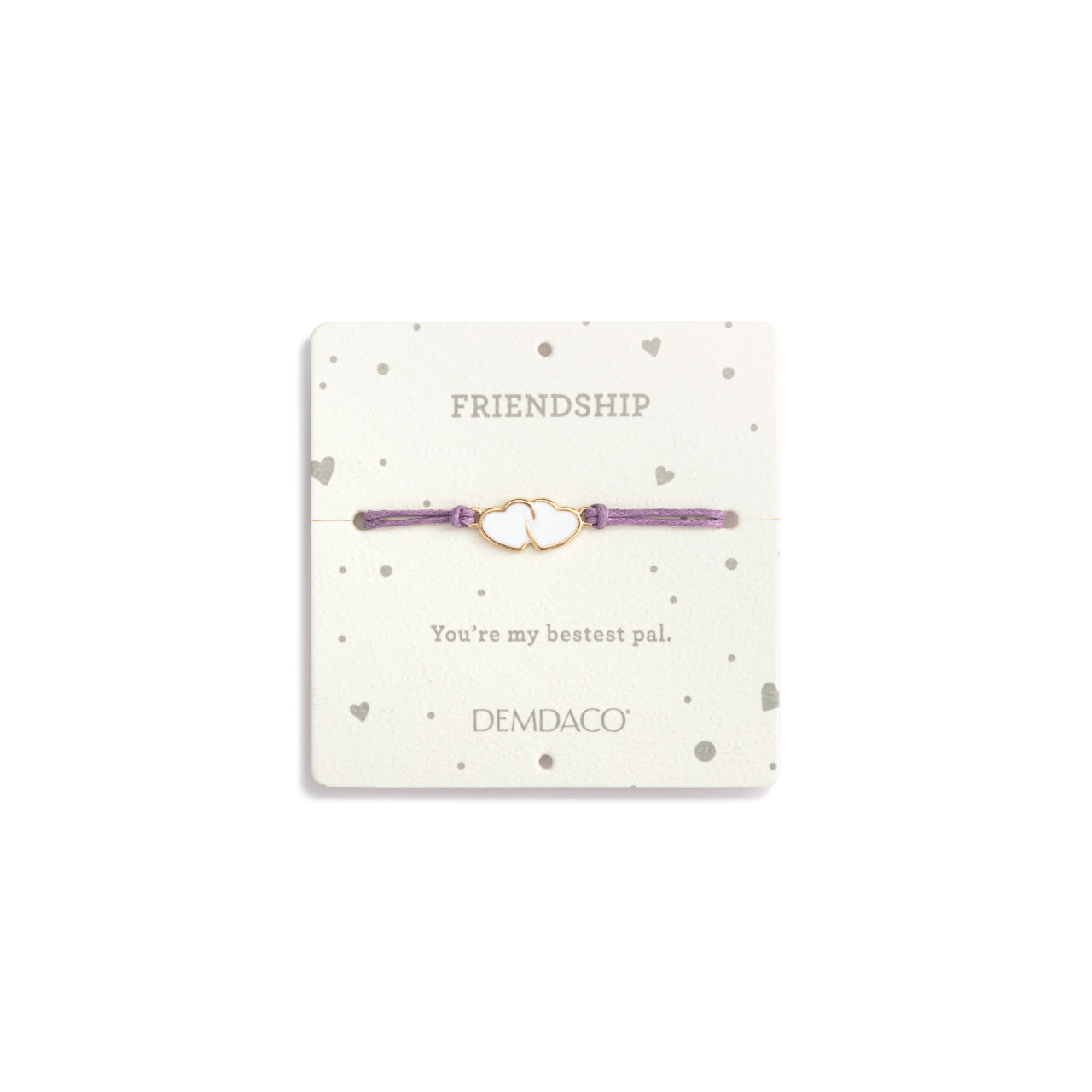 Friendship Purple Bear - 8in thumbnail