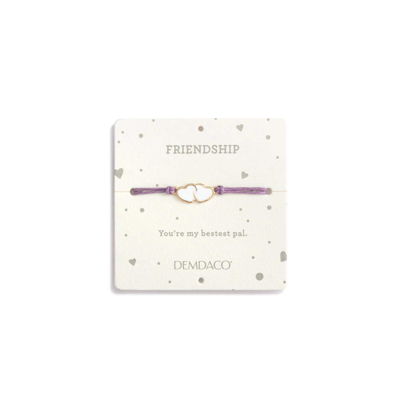 Friendship Purple Bear - 8in thumbnail