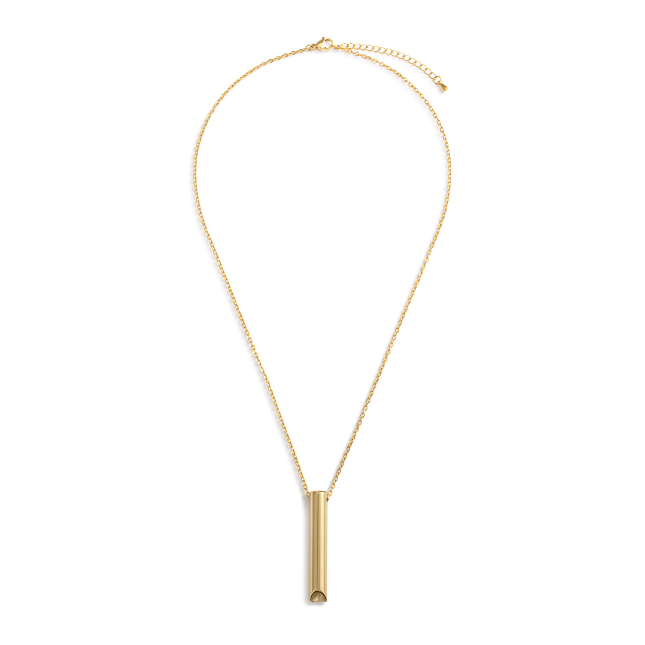 BeCalm Gold Breathing Necklace - 20in thumbnail