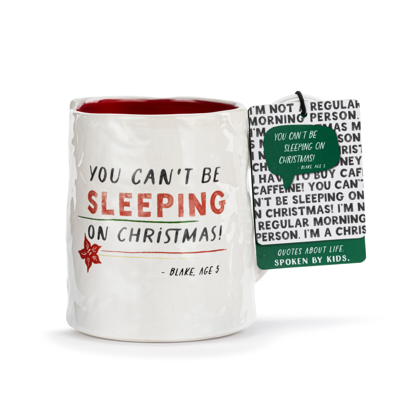 Live From Snack Time Sleeping on Christmas Ceramic Notepaper Mug - 14oz thumbnail