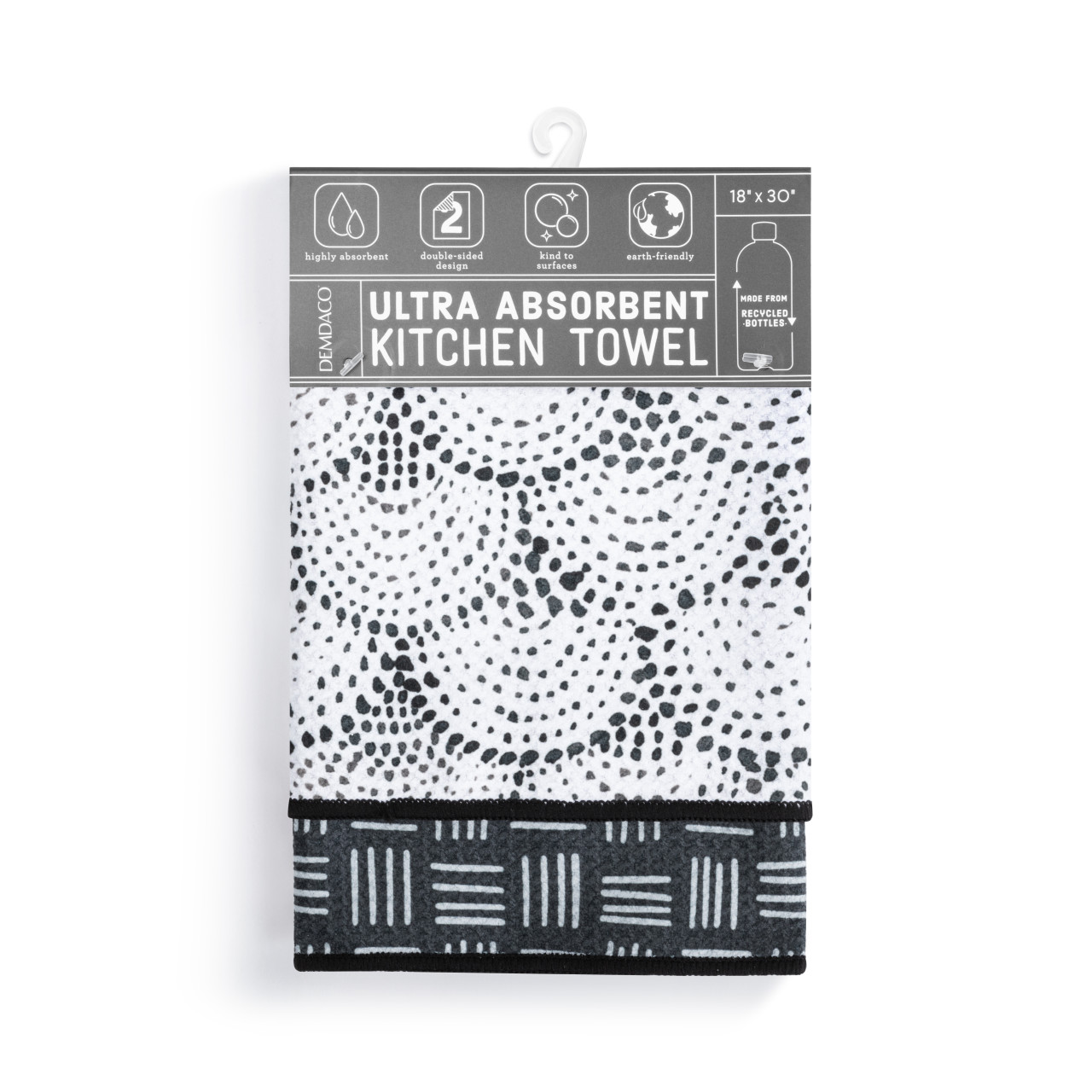 Modern Arch Absorbent Reversible Towel - 18x30in thumbnail
