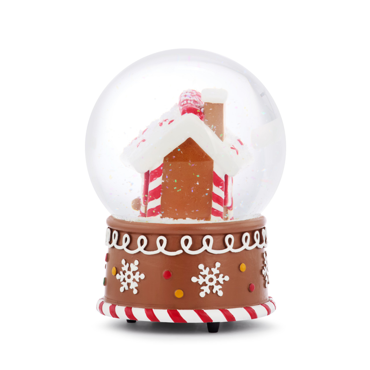 Snowflake Gingerbread Musical Snow Globe thumbnail