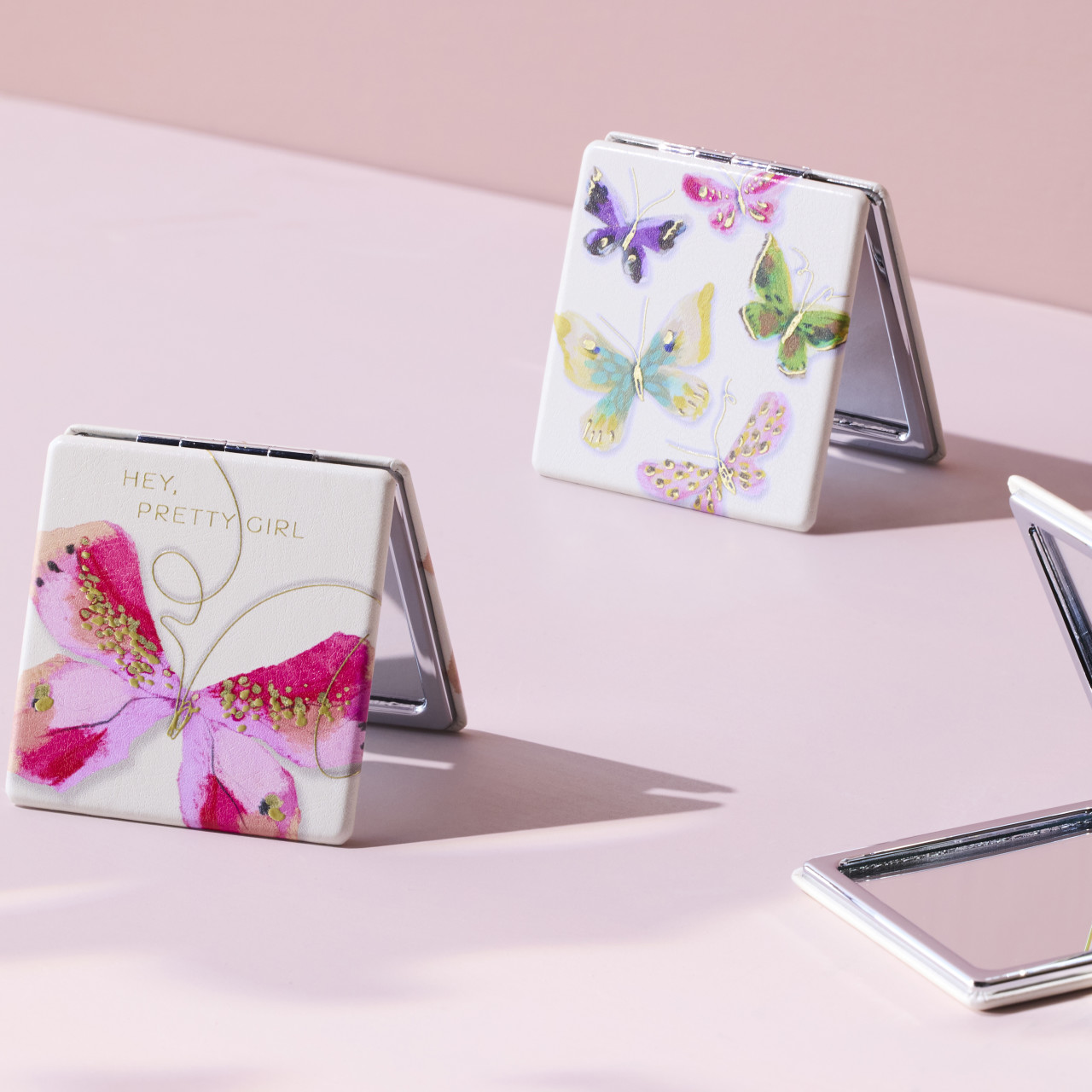 Butterfly Pocket Mirror - 12pc set thumbnail