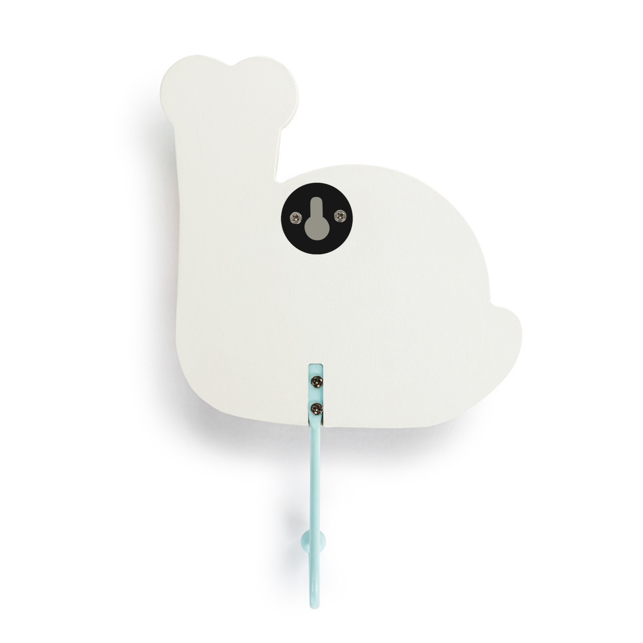 Patchwork Snail Blue Wall Hook - 4x6in thumbnail